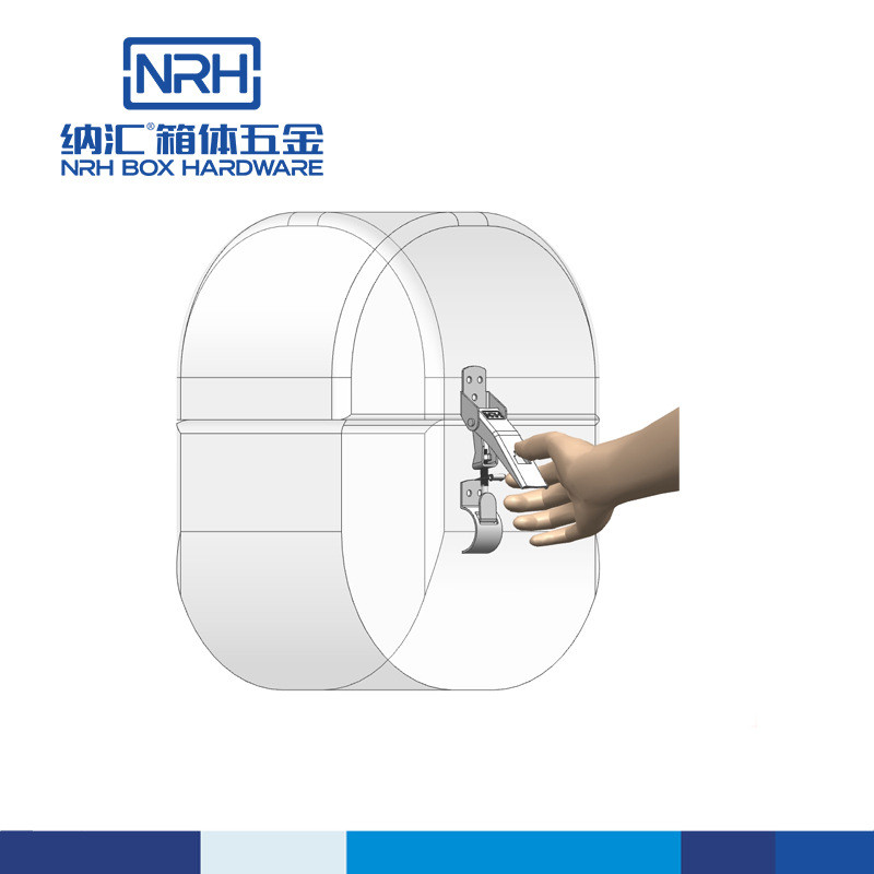 调节纳汇5624可调节重型机械搭扣五金夹具扣316不锈钢nrh锁扣
