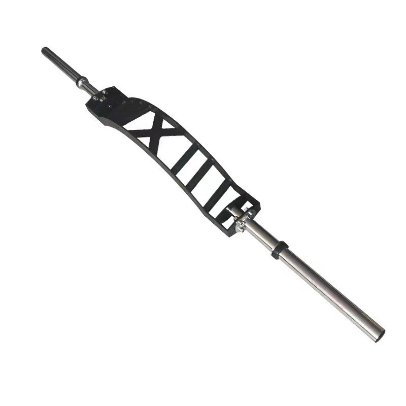 弧形多把位瑞士卧实心弯曲奥杆健身房深蹲杆推训练杠铃杆健身器材