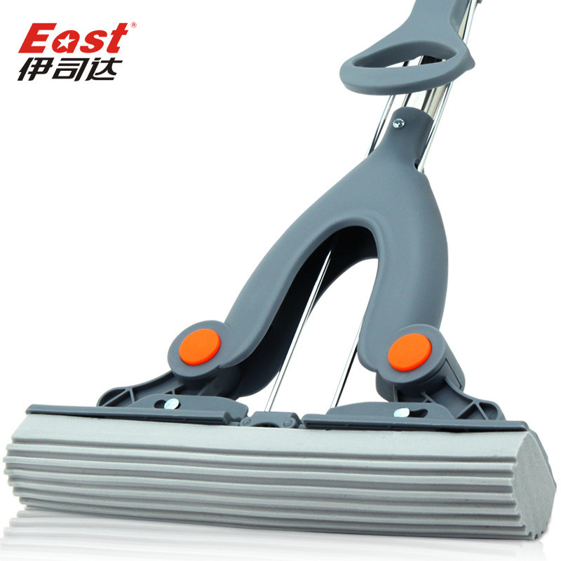 33cm胶棉拖免手洗家用干湿两用棉吸水拖布一拖旋转胶瓷砖2个头