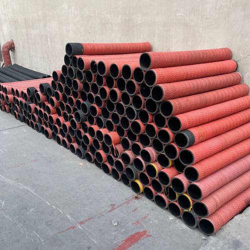 厂家直销黑钢丝橡胶缠绕管高压空气管