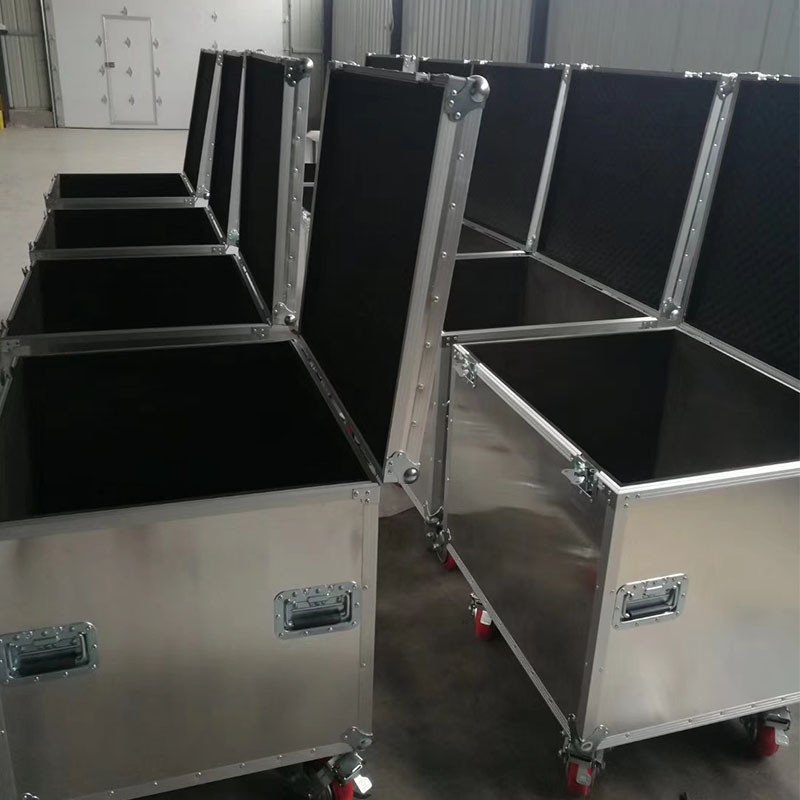 黑色铝箱定制大容量工具箱加长仪器仪表箱eva展会运输箱