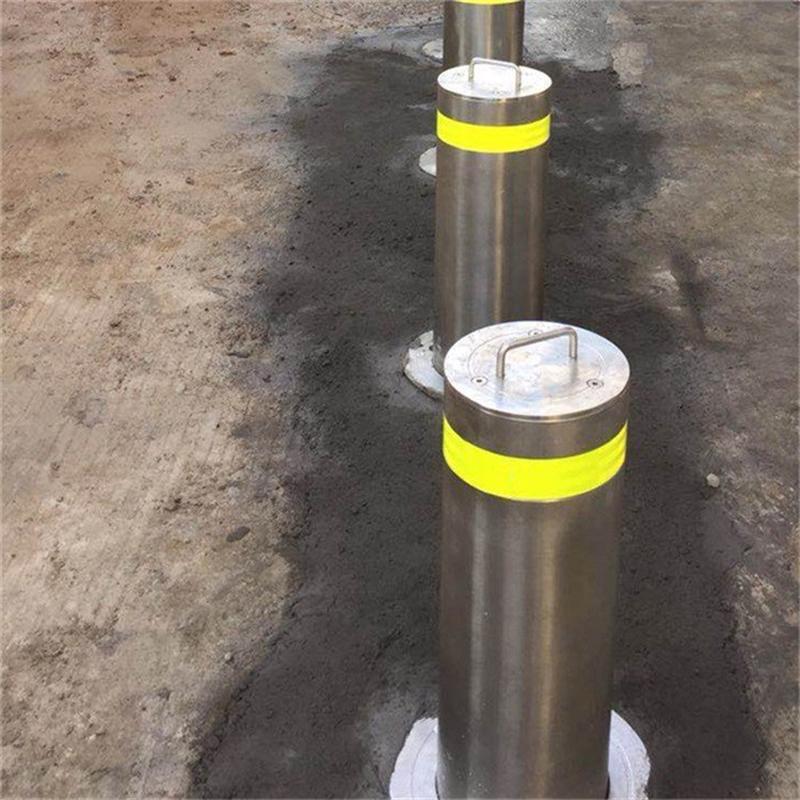 升降柱升降柱山东厂家219不锈钢遥控自动升降柱钥匙手动自动