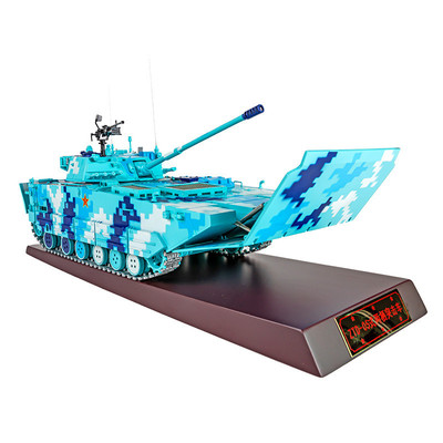 05式两栖突击车模型05式步战车模型1:24合金仿真战车模型纪念品摆