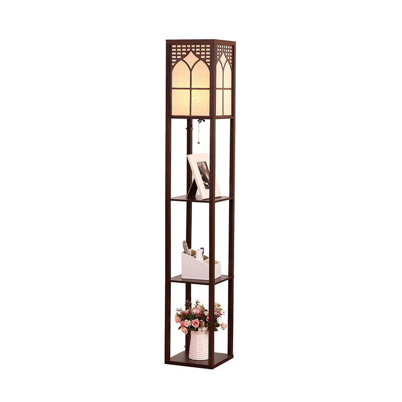 置物架罗马多功能古典灯简约现代客厅落地灯卧室床头灯沙发灯厂家