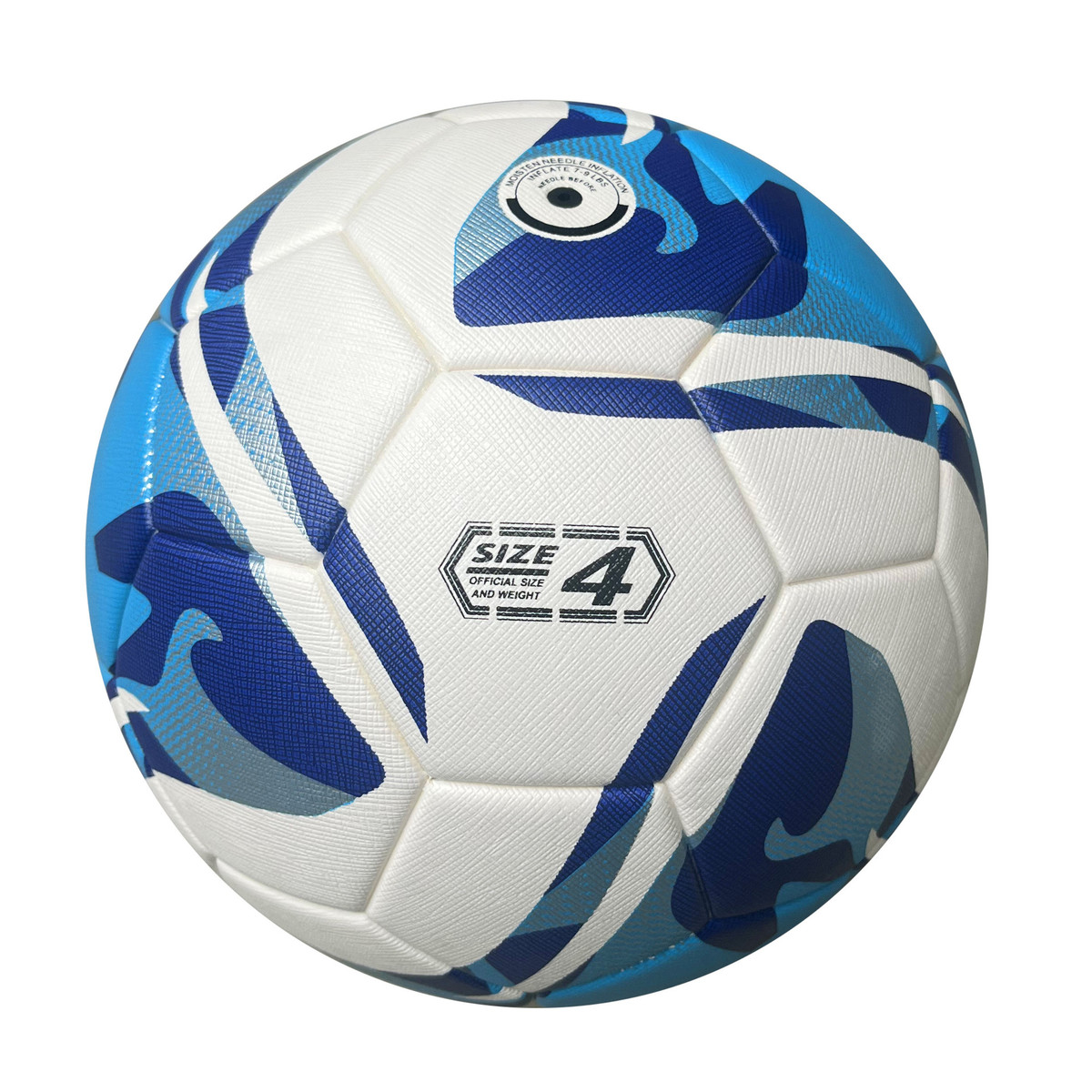 贴皮足球热无缝儿童4号校园中小学生机缝5号pu粘合比赛足球批发