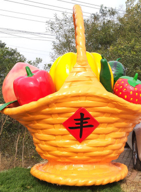热销大型玻璃钢仿真水果摆件农产品雕塑采摘园广场景观景点美陈蔬