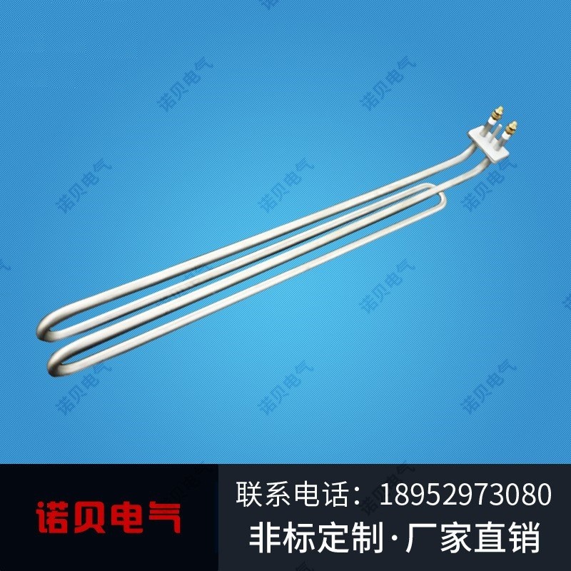 厂家供应304不锈钢380V6KW清洗机电热管水加热管发热管