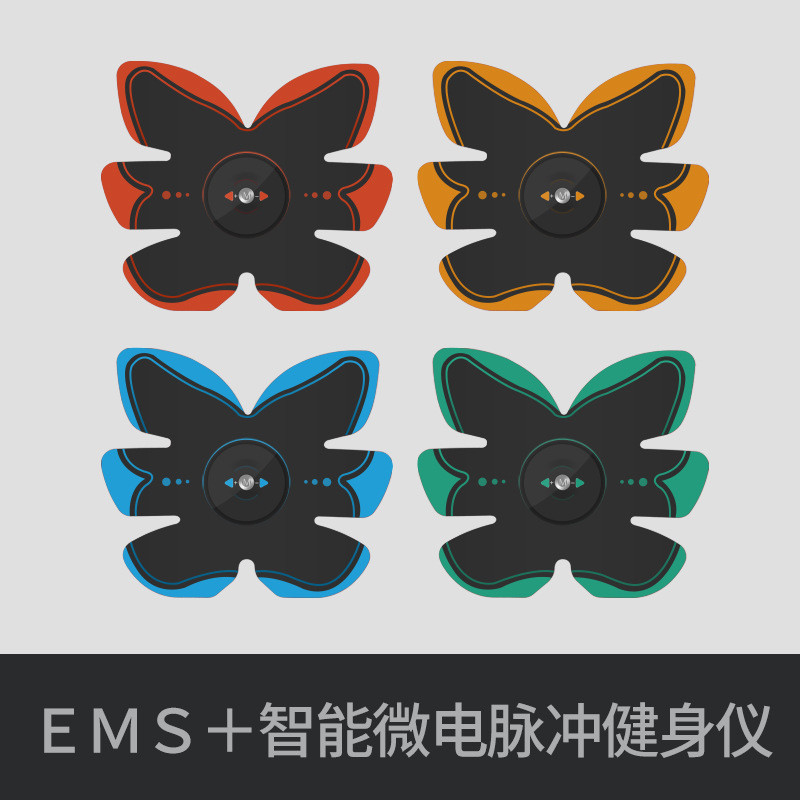 热销新款升级智能懒人健腹器仿生训练腹肌贴家用肌肉电流健身器材