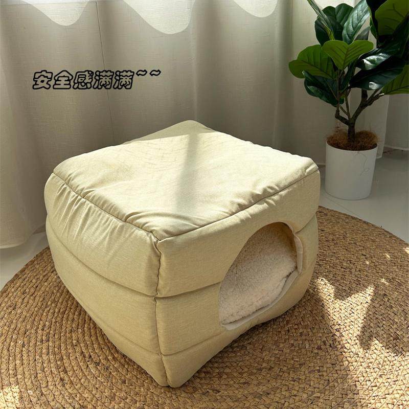 秋冬季安全感保暖小猫咪猫窝 狗狗小房子宠物屋室内用狗窝半封闭,宠物/宠物食品及用品,狗窝/屋/帐篷/沙发,淘宝优惠券,粉丝福利购,淘宝优惠卷