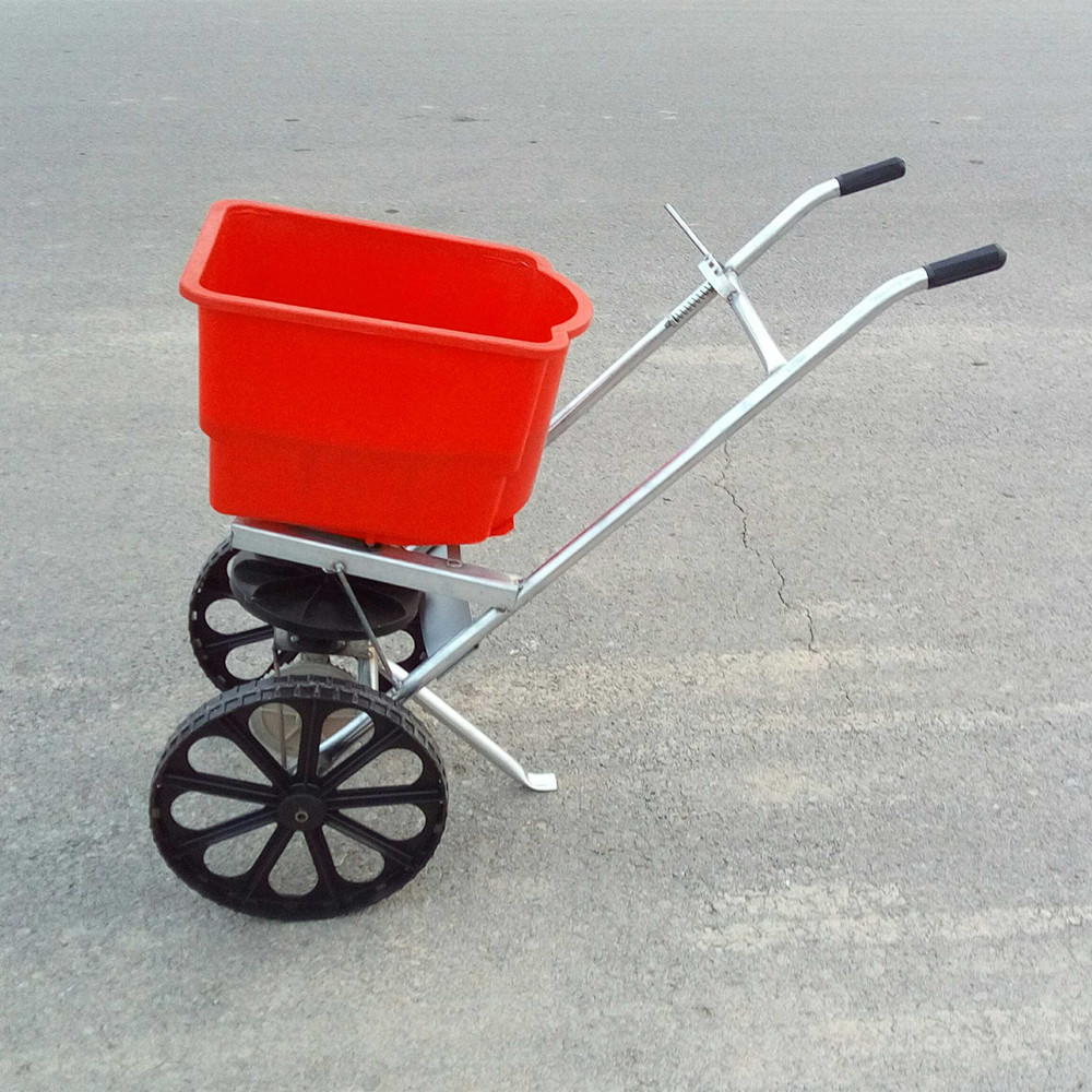 热销农业机式施肥器撒肥手推车人力肥料车手推撒肥车