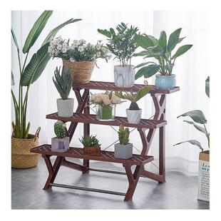 多层树脂简约阳台阶梯式绿萝花架加厚户外落地防掉色多肉置物架