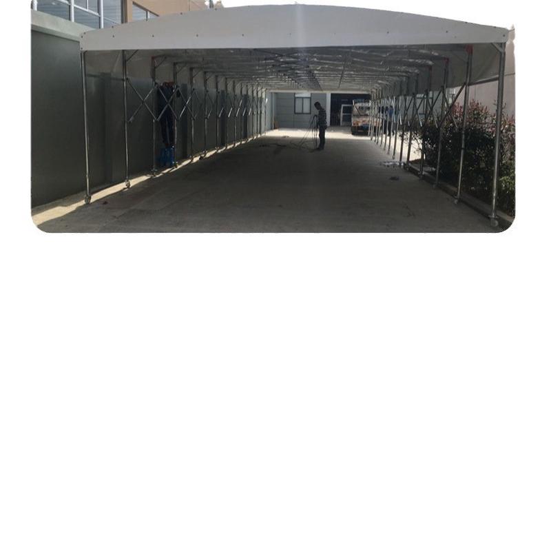 雨折叠活动帐篷遮阳推拉伸缩雨棚上门安装移动推拉棚户外蓬伸缩棚