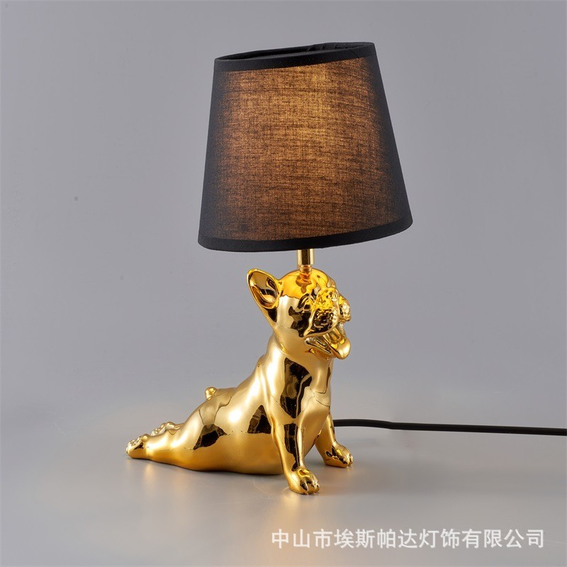 热销可爱小狗小夜灯卧室床头睡眠灯宿舍迷你小狗台灯小夜灯