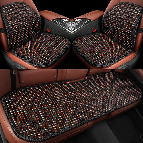 热销木珠汽车坐垫单片夏季菩提无靠背三件套烫后排暴晒不四季通用