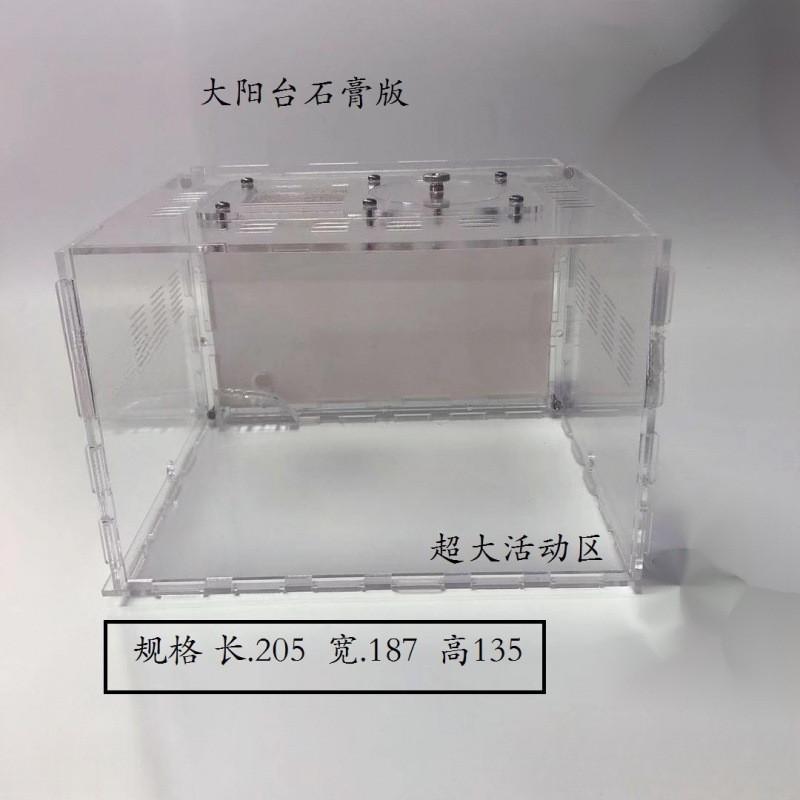 石膏蚁巢巢生亚克力城堡试管宠物生日特硬蚁巢宠物散装混凝土长宽