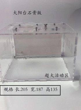 石膏蚁巢巢生亚克力城堡试管宠物生日特硬蚁巢宠物散装混凝土长宽