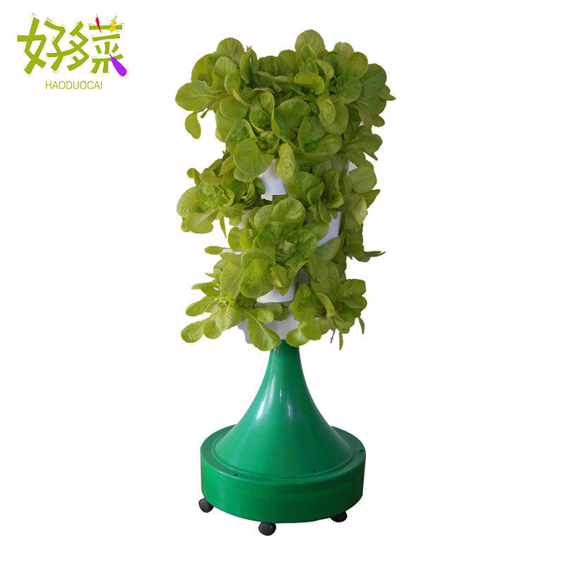 自动菜 好多浇灌立柱式阳台种菜盆无土栽培设备水培蔬菜花盆