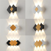 led室内室外防水双头壁灯简约造型灯外墙围墙柱子庭院露台上下灯