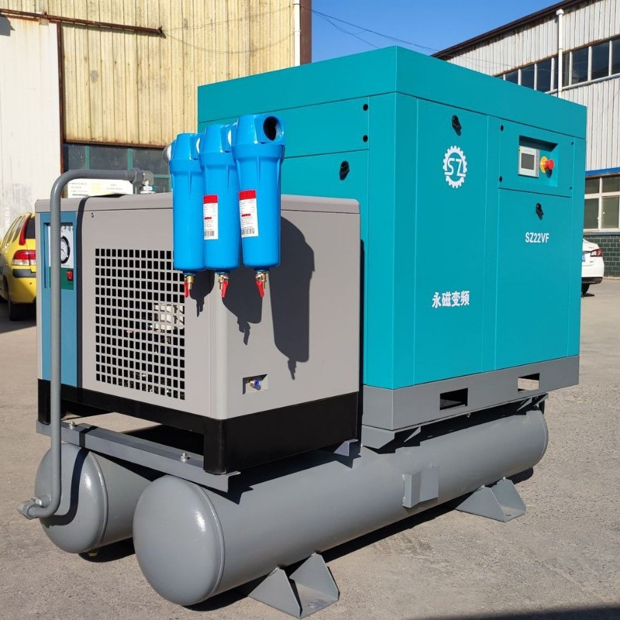气泵永磁变频螺杆式空压机空气压缩机激光切割设备生产厂家高压机