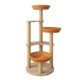 河北厂家猫爬架一体家用不占地猫爬架子猫咪太空舱跳台实木猫立柱