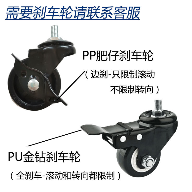 正方形承重加厚可万向轮花盆托盘带移动滚轮滑轮花架底座树脂底盘