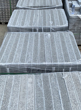 仿石材PC透水砖人行道透水砖广场砖仿芝麻灰60厚PC砖人造石广州产