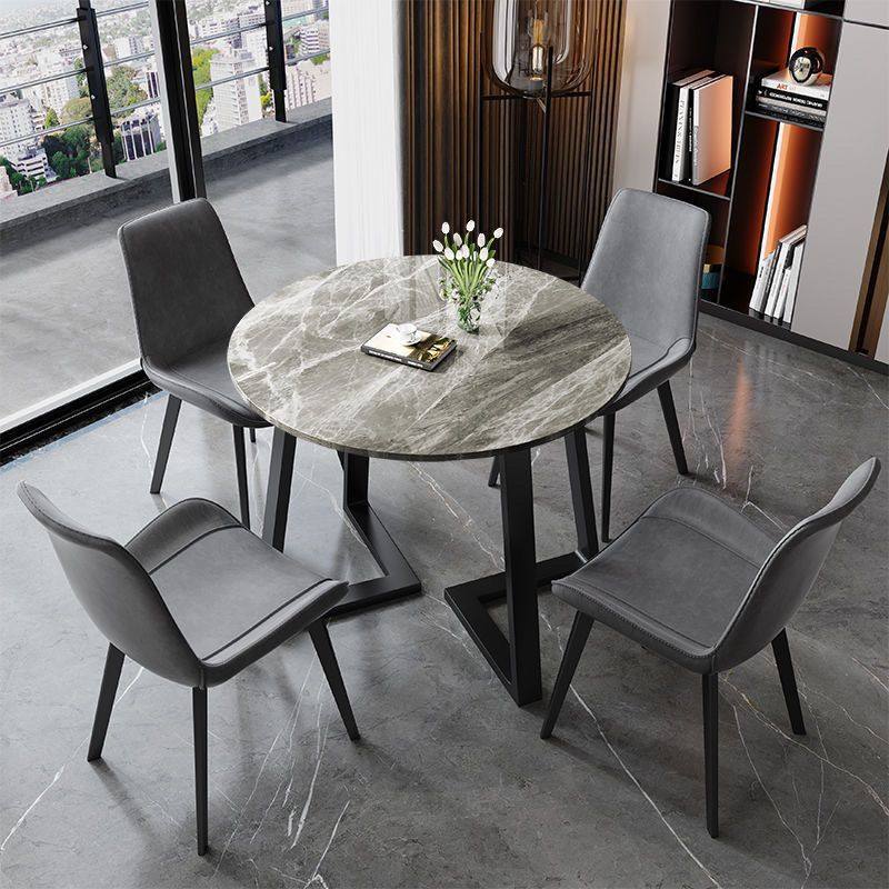 洽谈桌椅组合办公室会客休息区接待桌意式亮光岩板小户型圆形枫泓,住宅家具,实木餐桌,淘宝优惠券,粉丝福利购,淘宝优惠卷