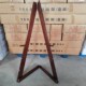 几何折叠架海报架kt板架结婚迎宾生日海报宣传架木画架木质v型架