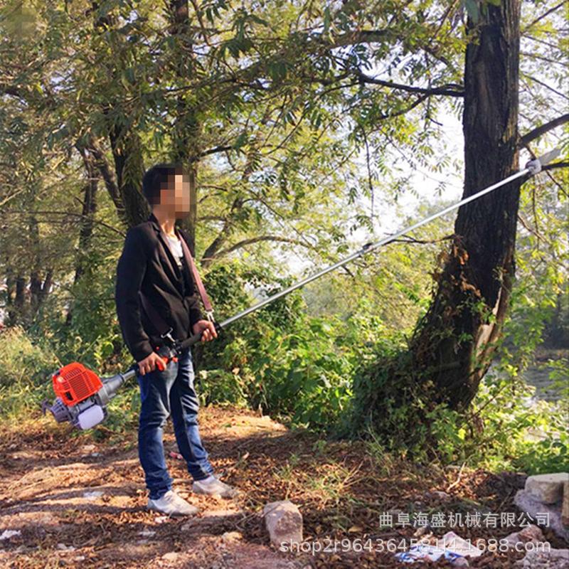 热销手持式锯截设备汽油四冲程高枝锯打苗木园林枝机