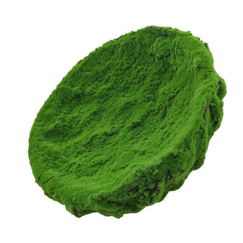 仿真苔藓球青苔球商场插花半球喇叭口酒店室内布置橱窗摆件装饰