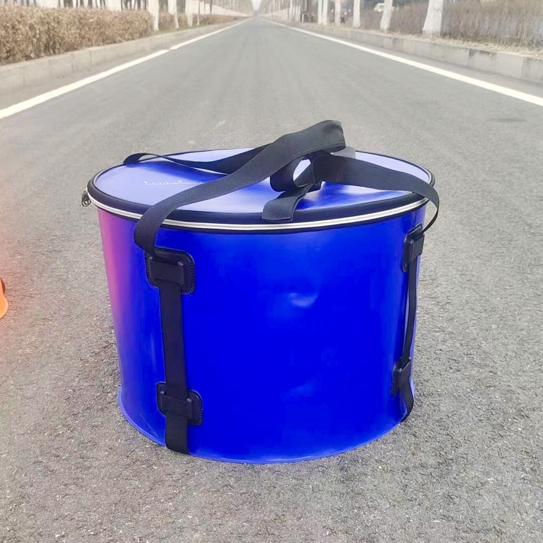 批发包打eva圆打水桶加厚折叠鱼护包钓鱼钓鱼桶水桶活鱼桶水箱渔