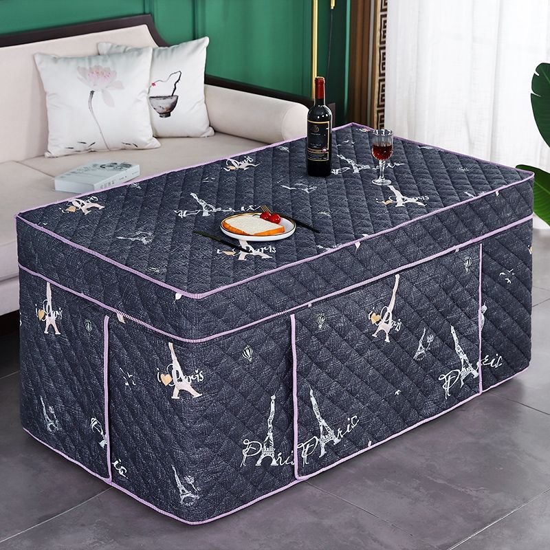 茶几盖布新款揭烤火罩取暖罩罩电烤炉罩套长方形加厚棉桌升降火罩