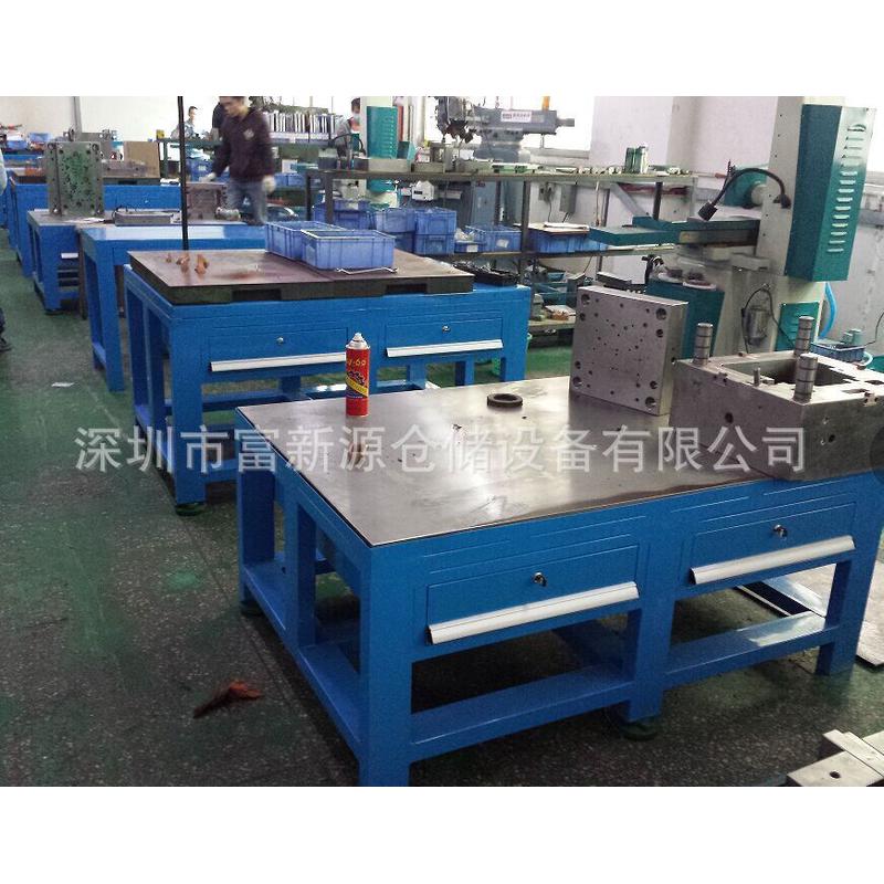 钢板台面模具桌图片加工中心模具桌生产厂家四个抽屉模具桌价格