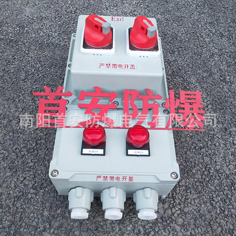 首安BLK系列防爆斷路器防爆控制箱漏電保護(hù)防爆柜防爆配電箱