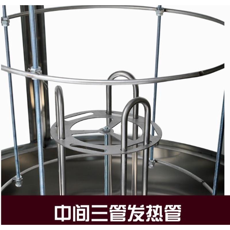 烤鸭炉商用旋转透明玻璃全自动电热恒温烤鸡炉烤鱼炉烤五花肉炉子