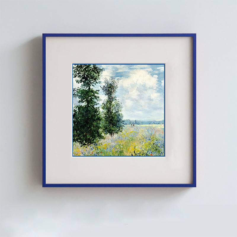 梵高插画丰收客厅餐厅彩色卡纸艺术组合装饰画简约多巴胺小众挂画图片