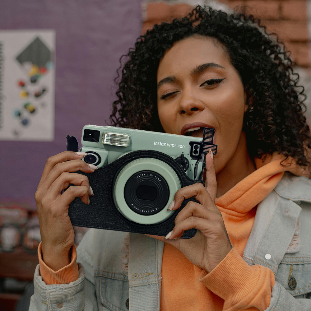 适用拍立得WIDE400相机专用曝光神器三档可调节防误触快门盖