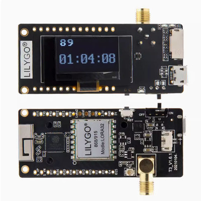LoRa32V2.1ESP32OLED0.96寸蓝牙WIFI无线模块SMA