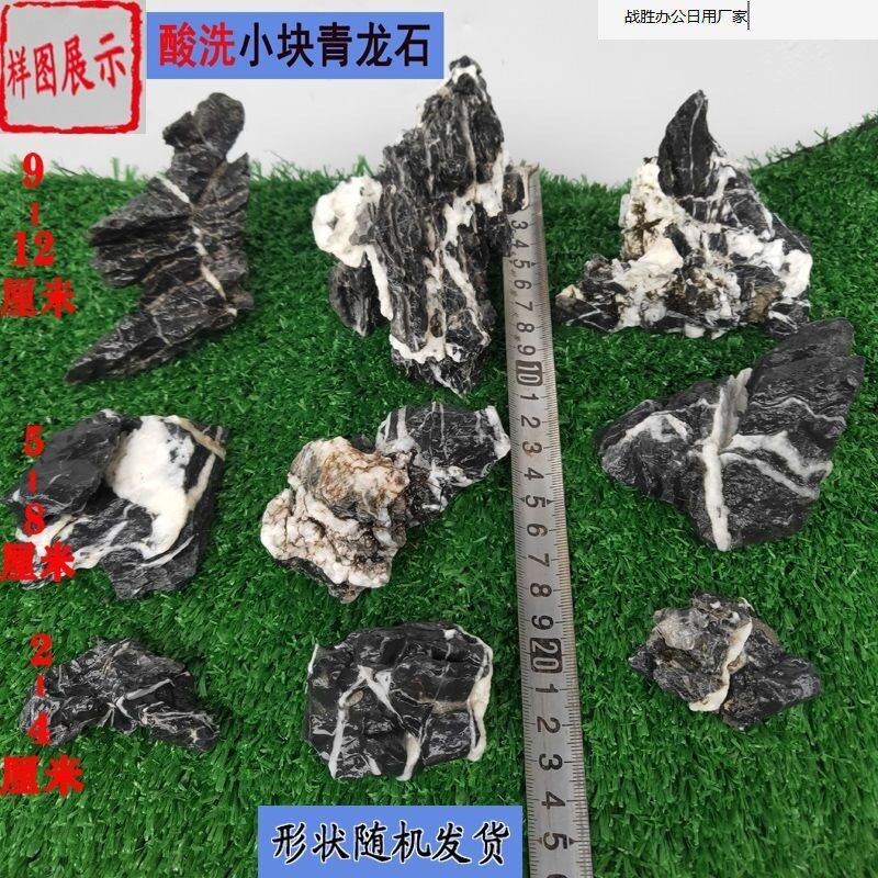 草缸青龙石小块精选微观酸洗造景石苔藓缸迷你型盆景摆件假山石头
