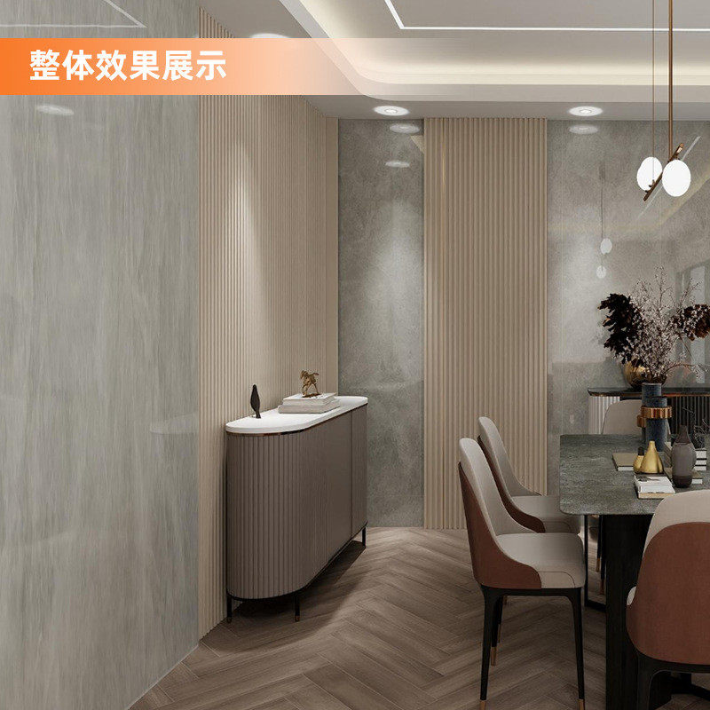 厂家定制云朵亮光拉灰大理石背景墙奢石图片客厅现代高级背景墙