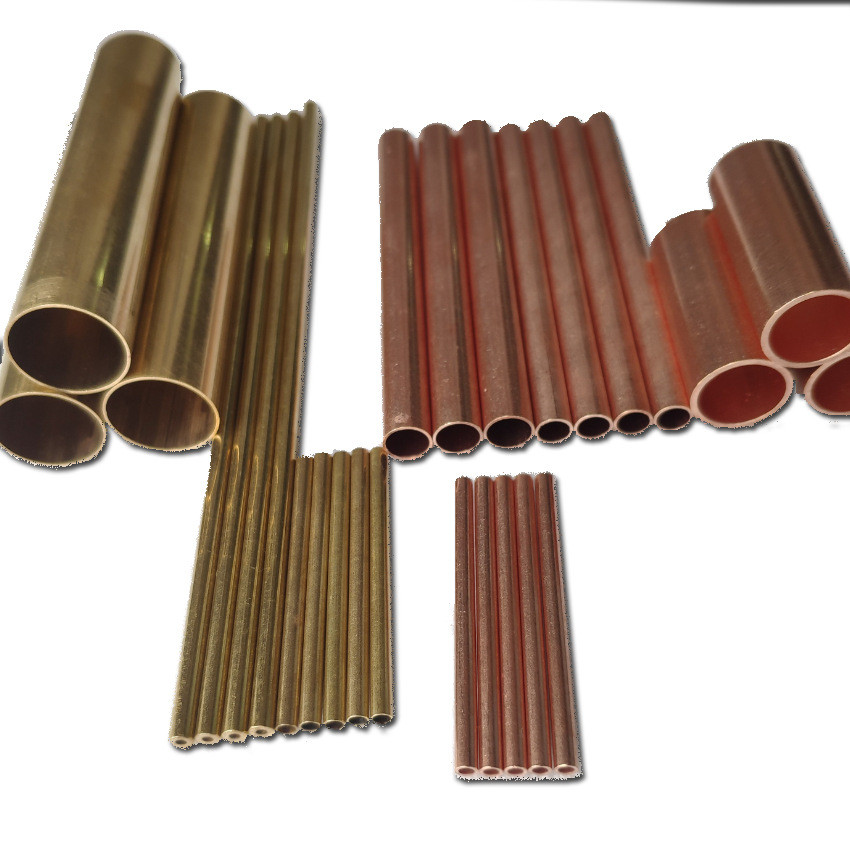 h62黄铜管t2紫铜管空心管精密车加工打孔开槽量大管切割费薄壁免