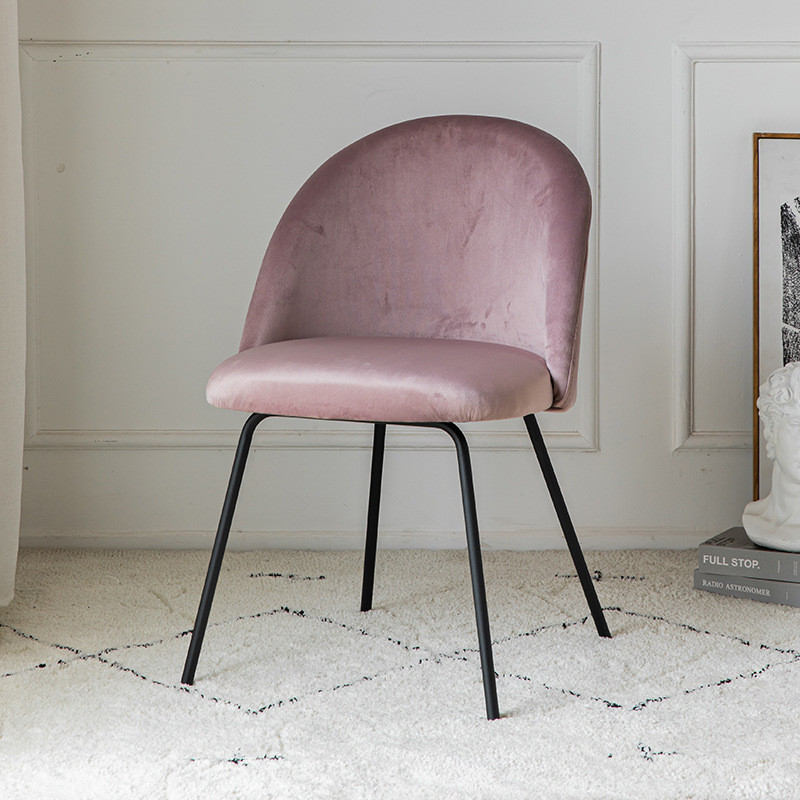 轻奢书桌椅家用极简化妆椅现代简约靠背卧室梳妆凳意式网红餐桌椅