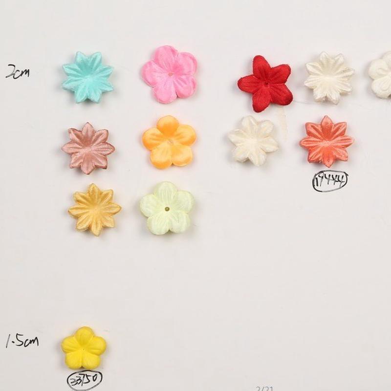 厂家批发仿真花瓣花片假花工艺品花绢布花瓣布diy材料辅料来样定