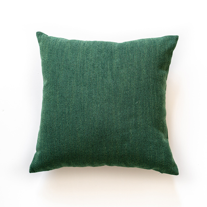 北欧风全棉灯芯绒蝴蝶结枕摩洛哥蓝色花纹色织抱枕靠垫民宿腰枕