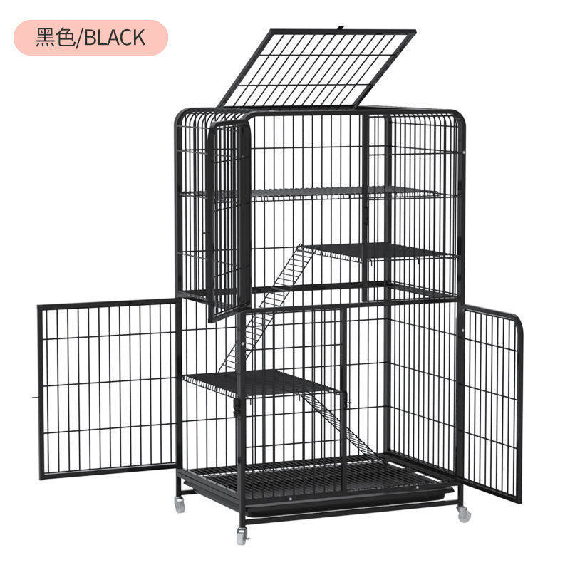猫笼大成年猫笼子带超大号别墅家用猫咪舍小型幼三层厕所厂家