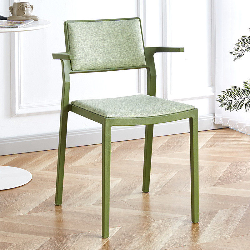 便捷式餐椅休闲靠背扶手椅家用办公区洽谈可现代简约堆叠婚庆椅子