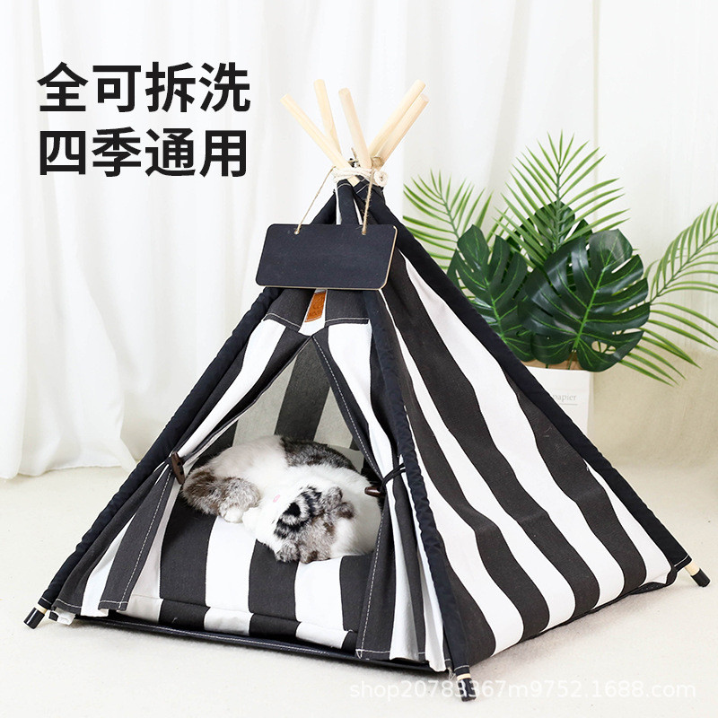 爆猫咪猫窝四季通用帐篷宠物冬天保暖狗屋款猫床房子室内用