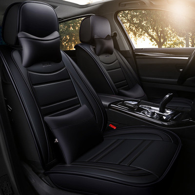 热销汽车坐垫厂爆款四季通用座垫car seat cover座椅垫pu皮革座套
