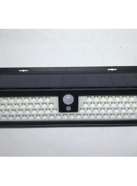 定制三面户外发光90led太阳能感应壁灯室外高亮太阳能路灯