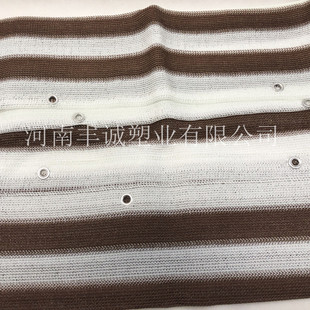 遮阳网彩色条纹遮阴阳台隔热遮阳网房楼顶庭院家用长方形网
